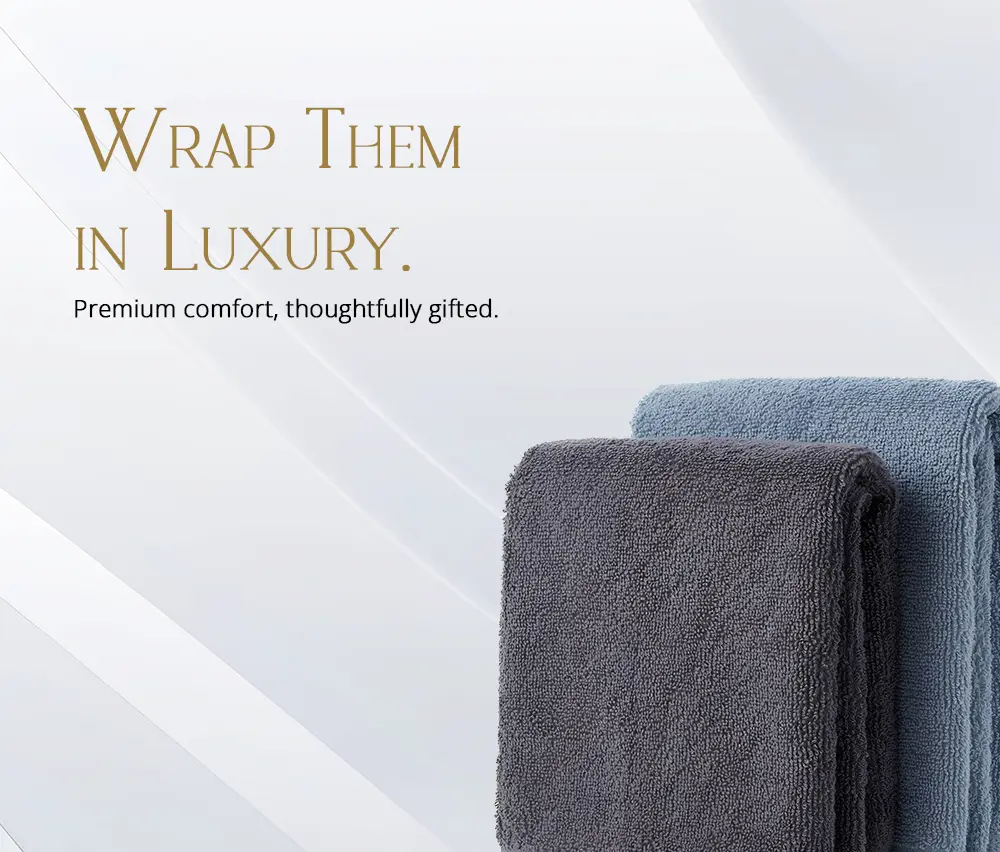 Custom hand towels for premium gifting with soft cotton fabric and luxury towel finish