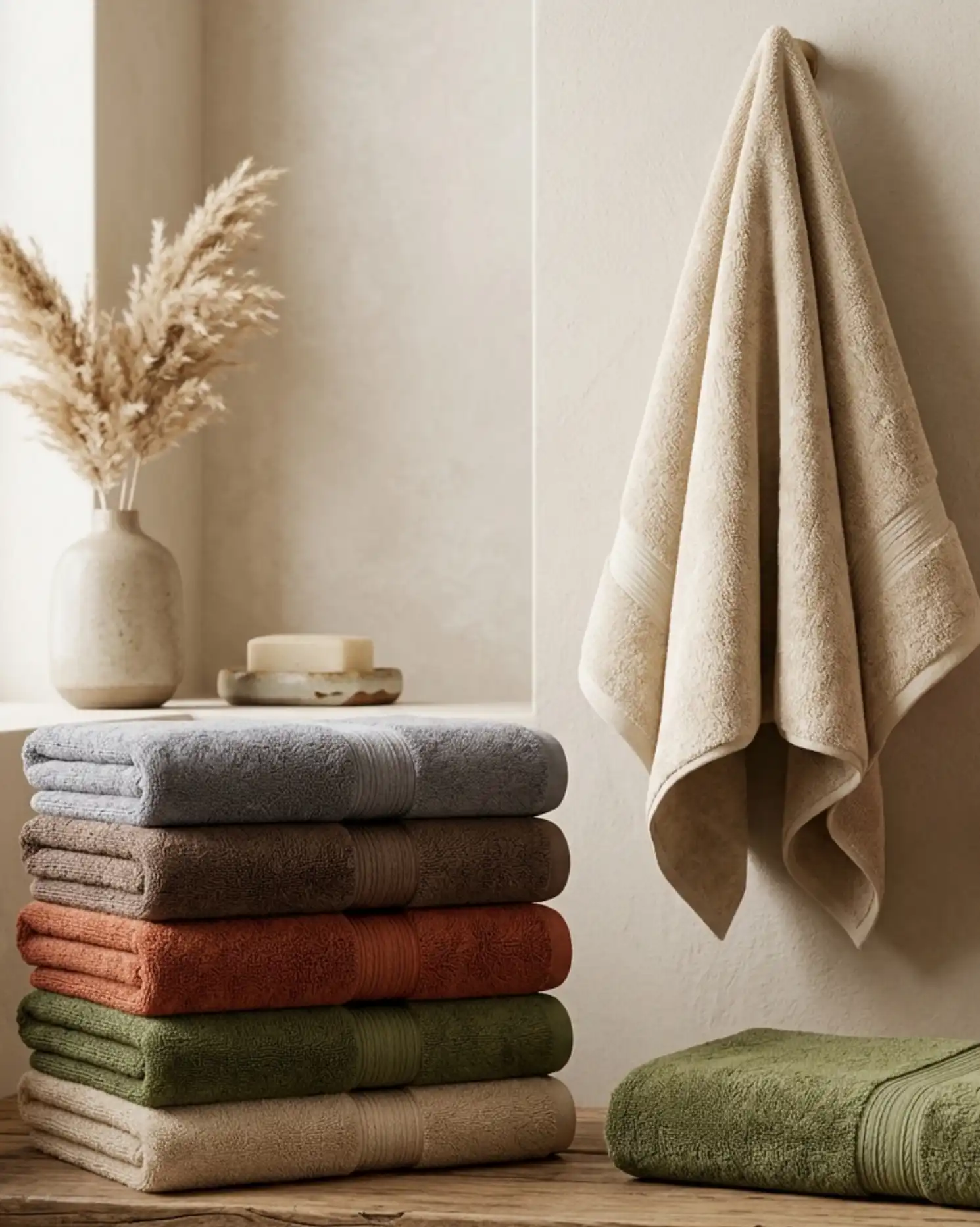 Pure Cotton Bath Towels – 100% Cotton Towels for Hotels & Bulk Orders