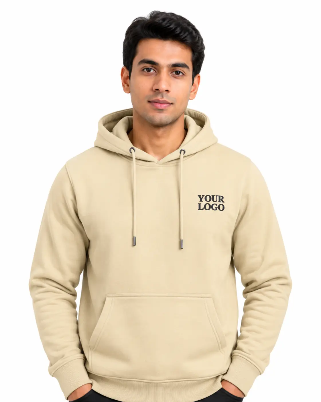 custom sweatshirt vendors in cream colour