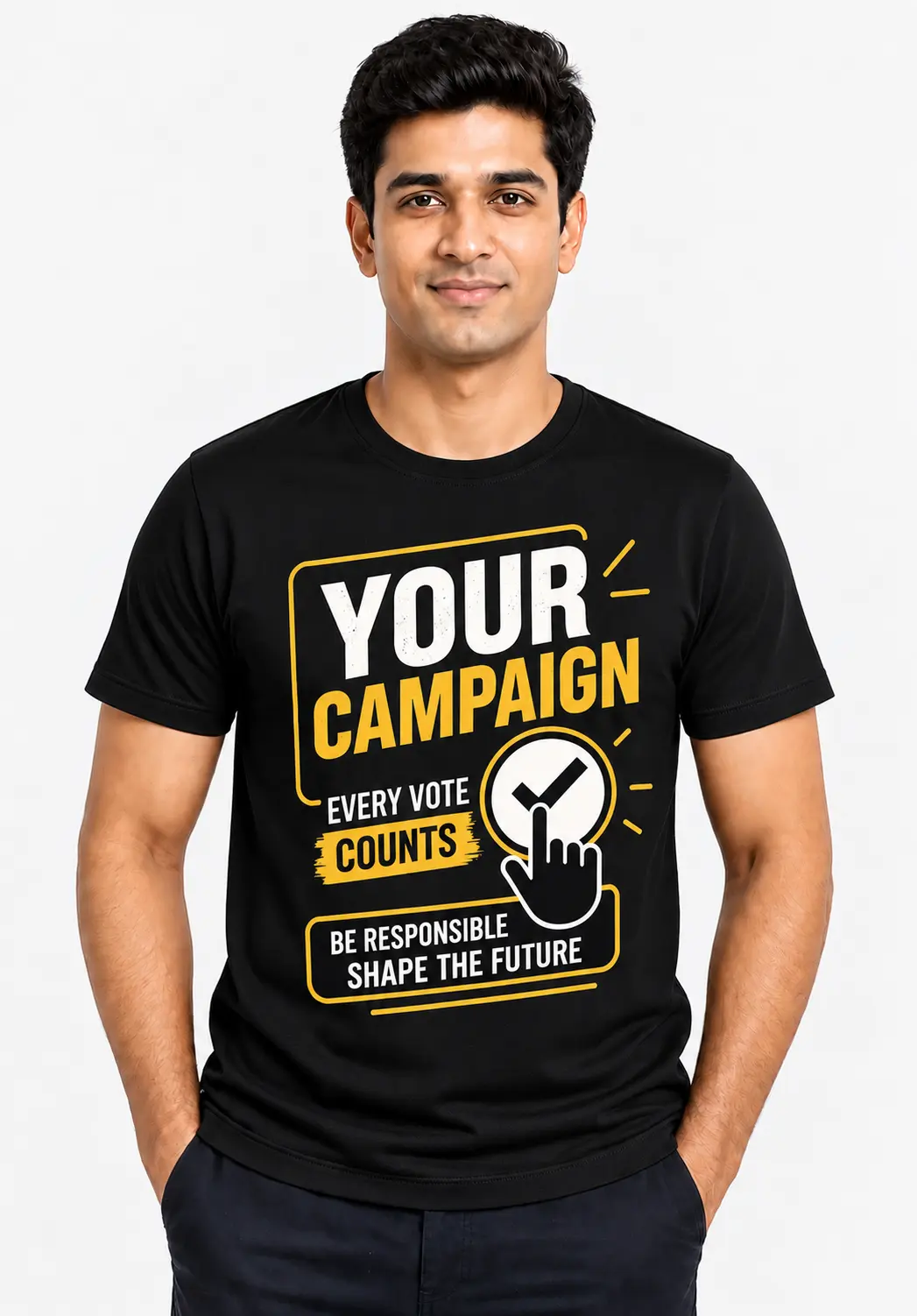 Custom Election Campaign T Shirts for Events & Promotion