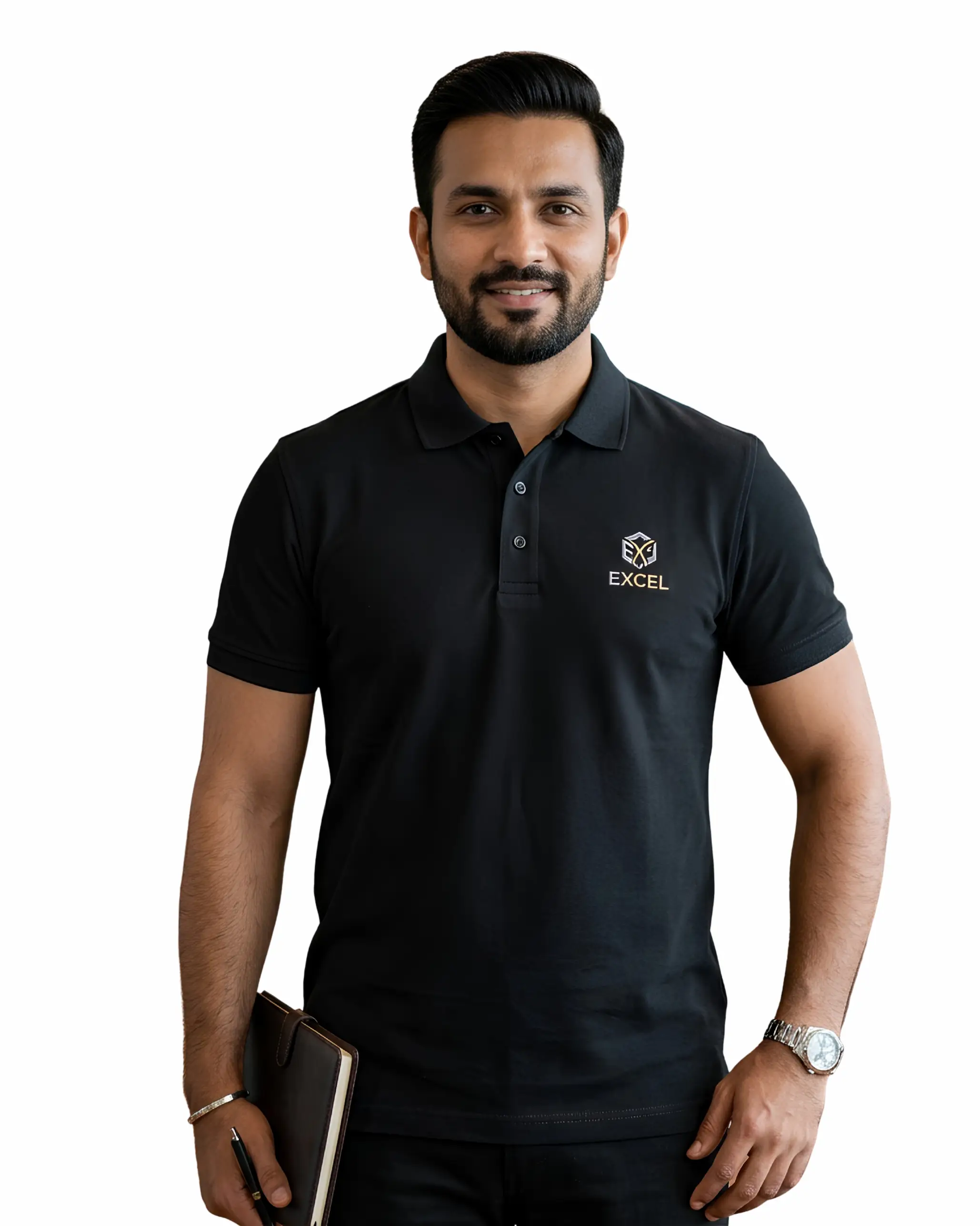 Black Custom T-Shirts for Logo Printing and Brand Visibility Campaigns