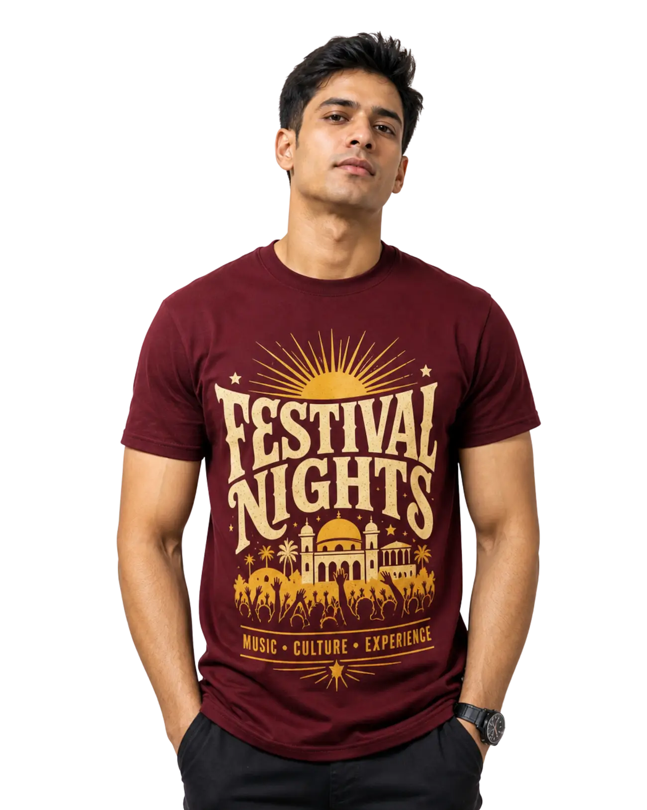 Cultural Feast printed t Shirt, cultural event t shirt, customised t shirt printing for feast day