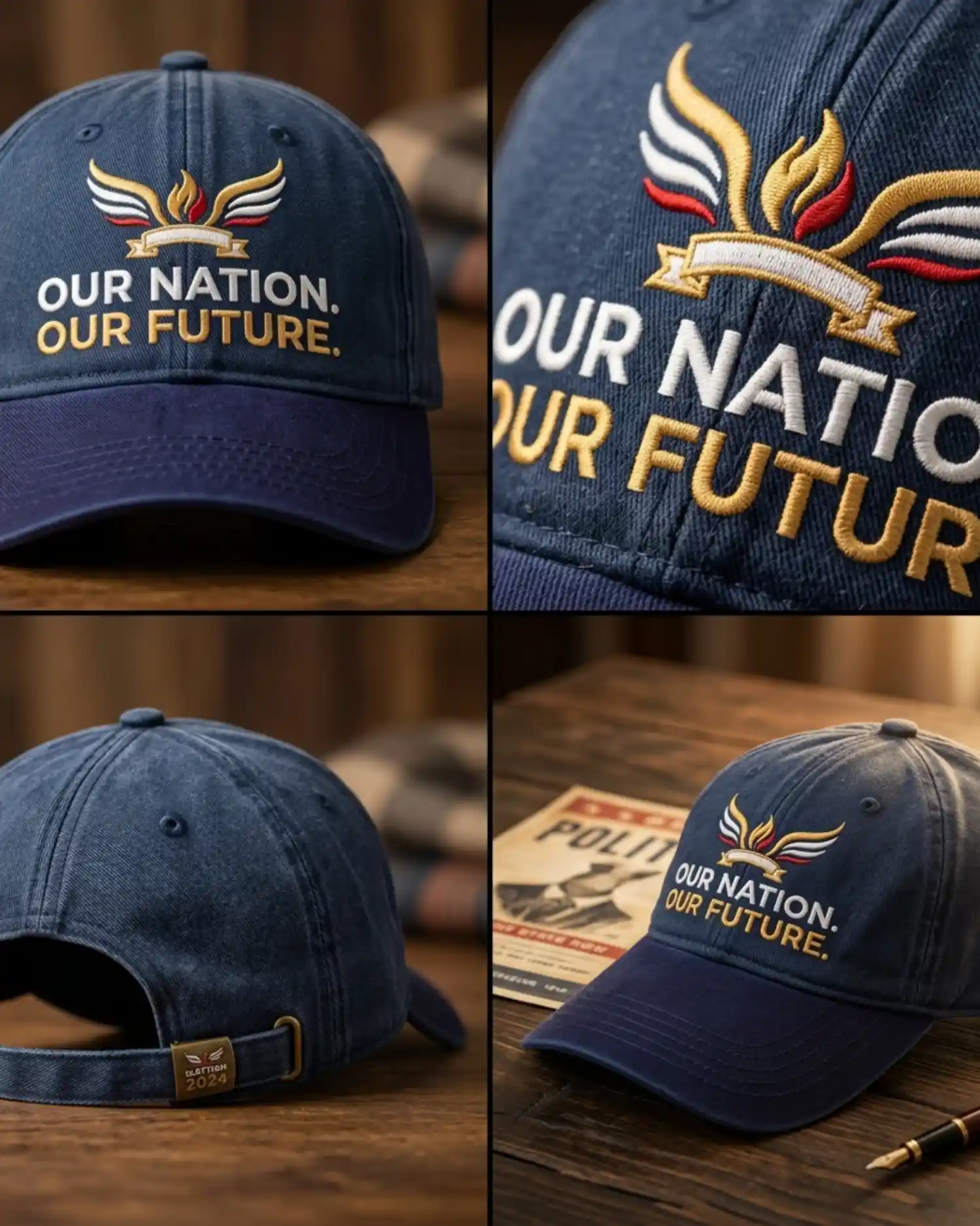 Custom Embroidered Caps with Logo – Place Bulk Order Today