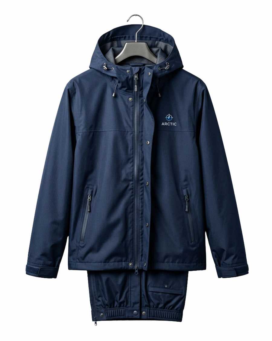 Custom rain suits and waterproof rainwear for corporate and industrial use