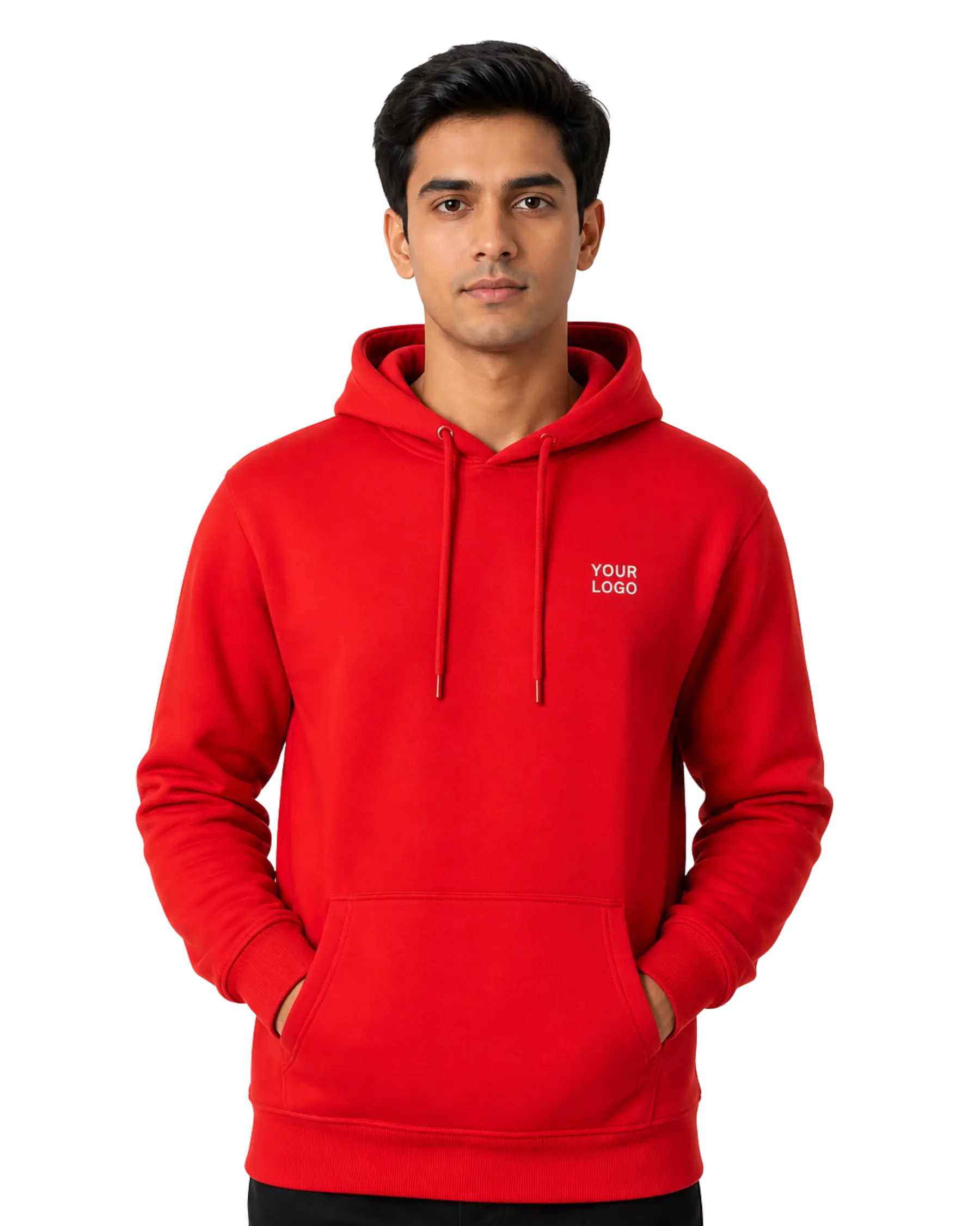 custom red hoodie