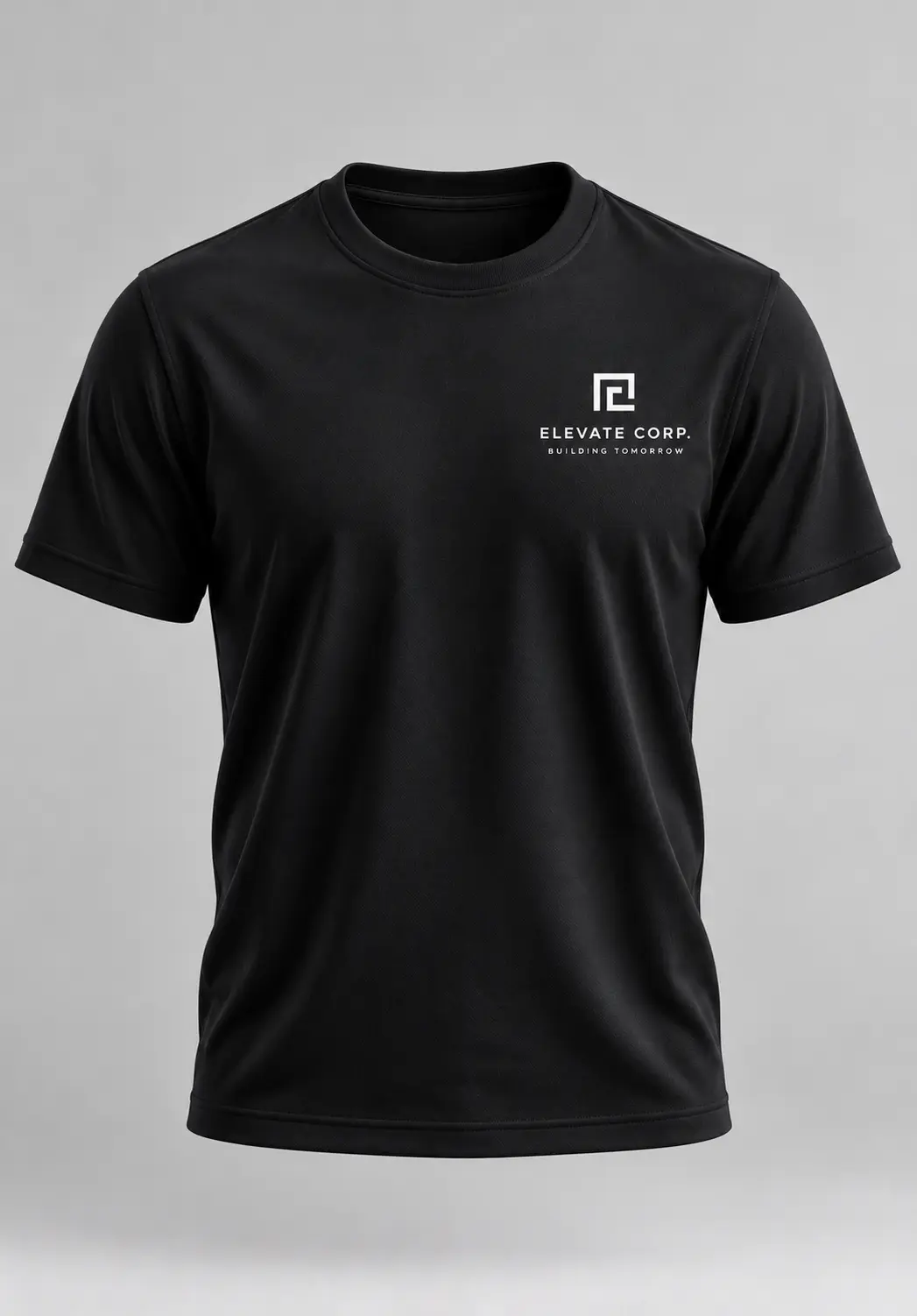 custom black t shirt brand logo for corporates
