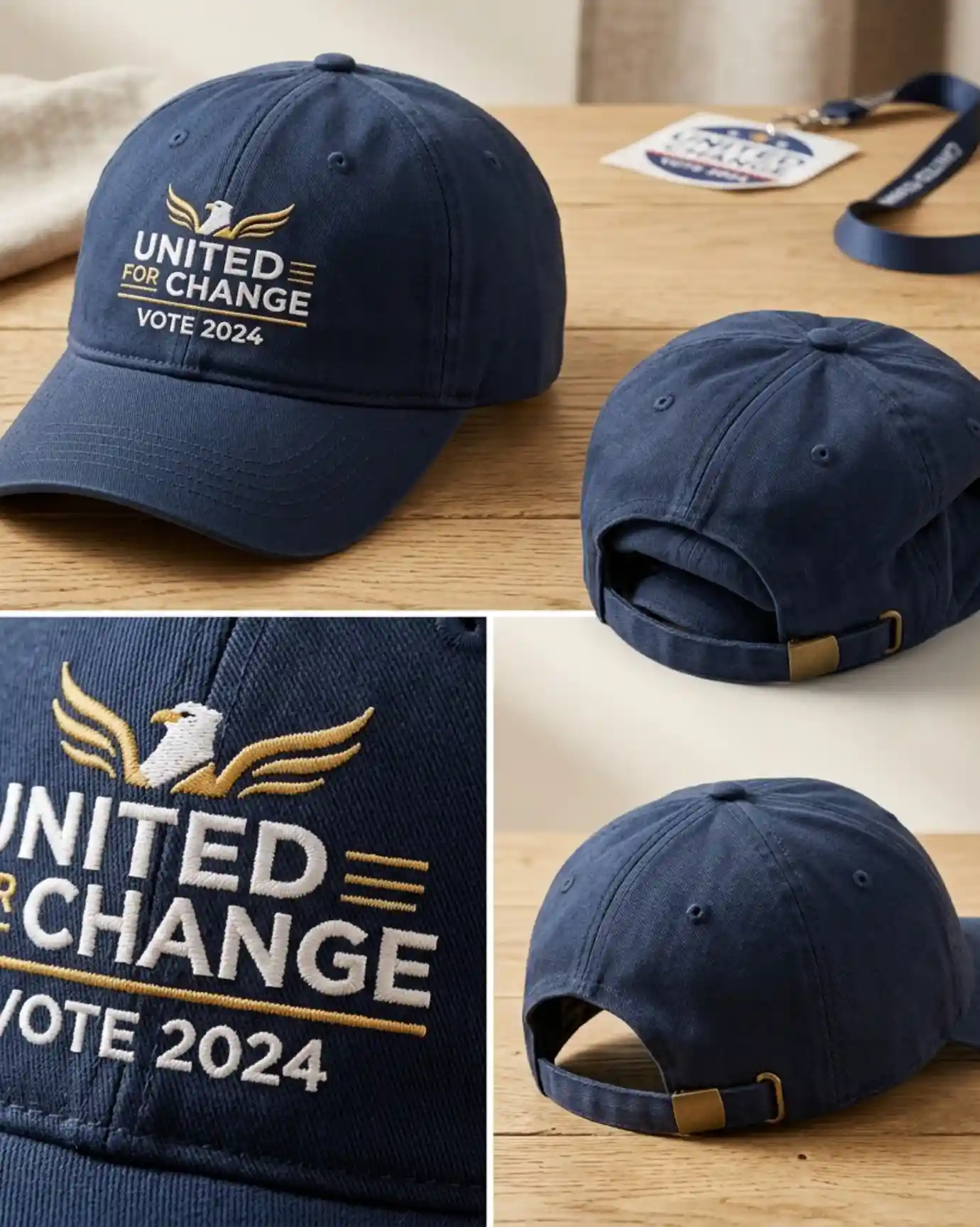 Custom embroidered baseball caps with premium logo embroidery for corporate branding, promotional campaigns and bulk orders in India.