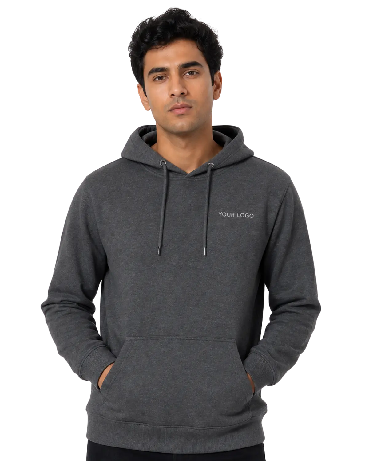 logo sweatshirt charcoal grey