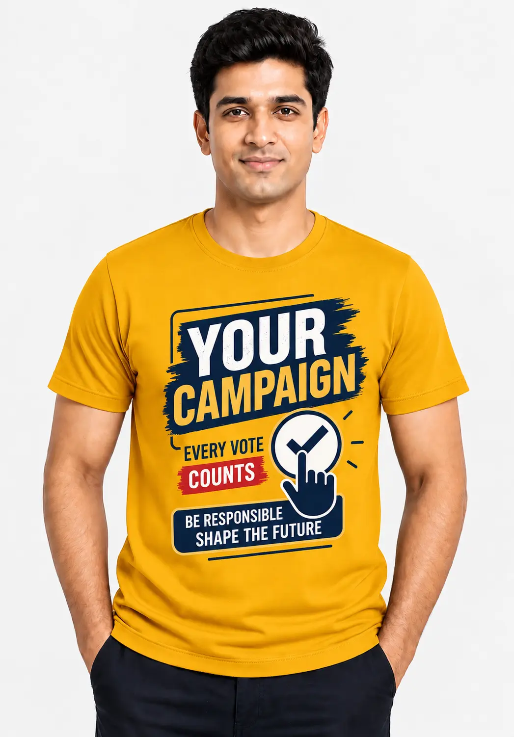 Custom Election Campaign T Shirts for Events & Promotion