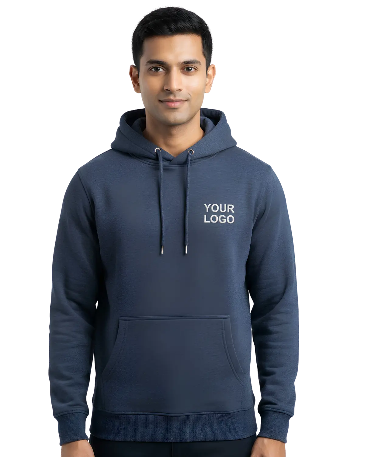 navy blue color hoodie slate blue