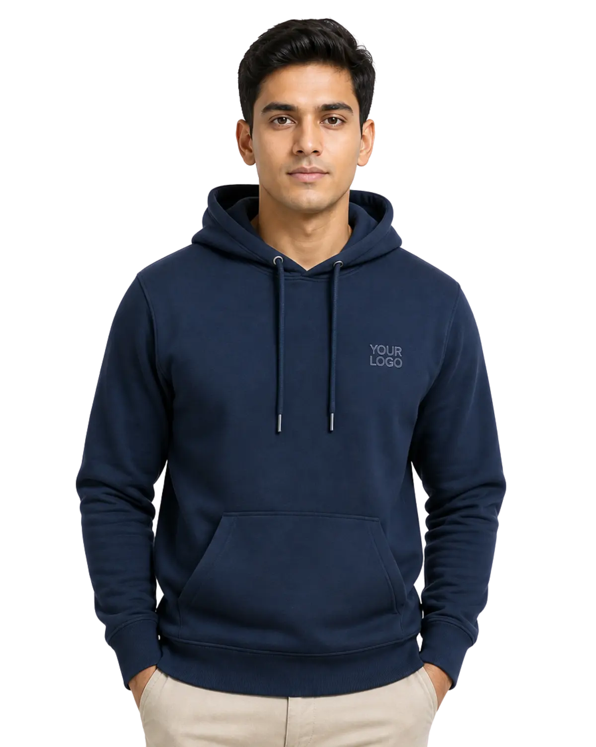 Customised Hoodie – Embroidered Logo Hoodie in Bulk - Detail view