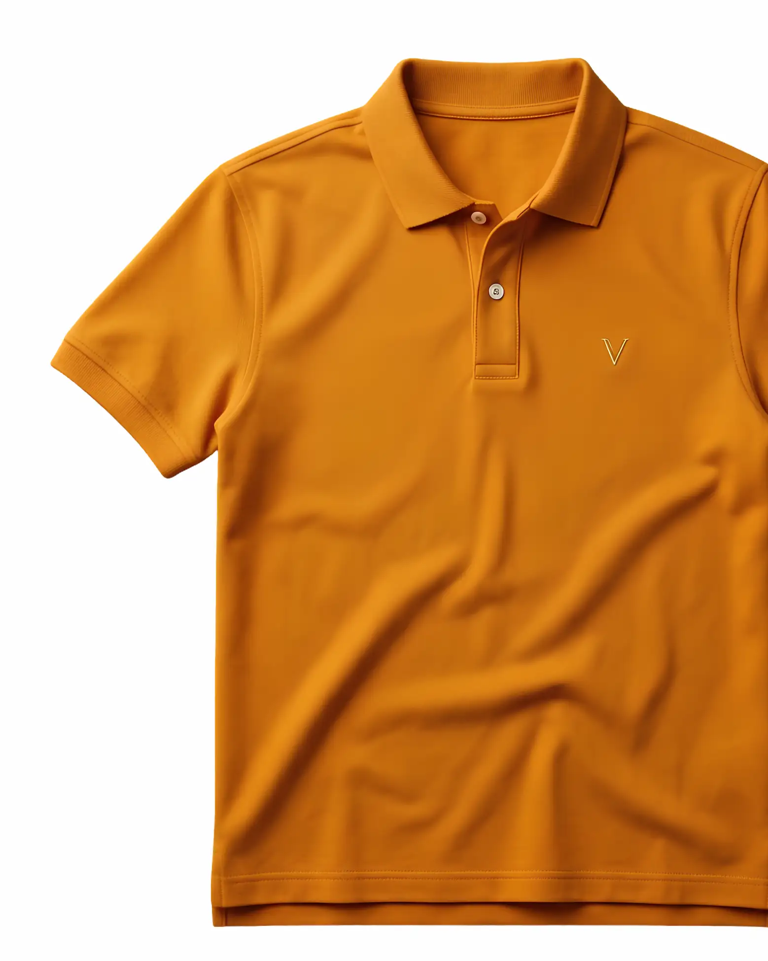 Orange Promotional Polo T Shirt for corporate uniforms, promotional campaigns, team wear and bulk orders in India.