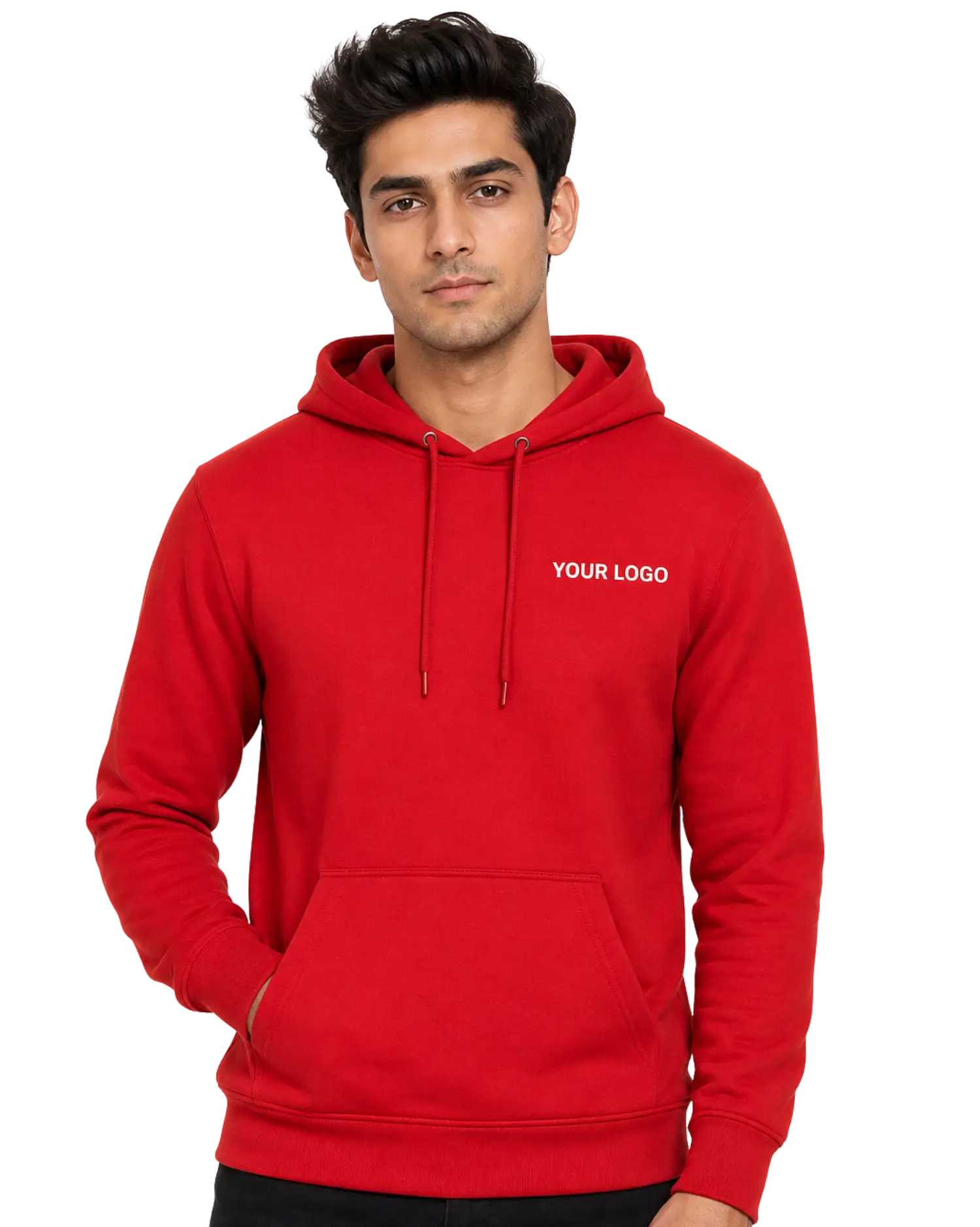 printed hoodies custom red