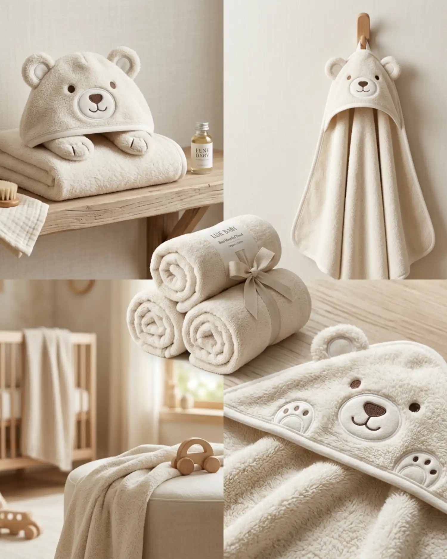 Custom Embroidered Baby Towels in India | Soft Baby Towels