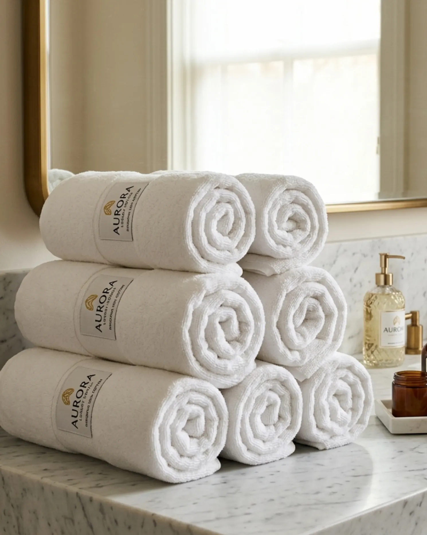 White Face Towel for Men – Soft Cotton Towel for Hotels, Spa & Salon - Detail view